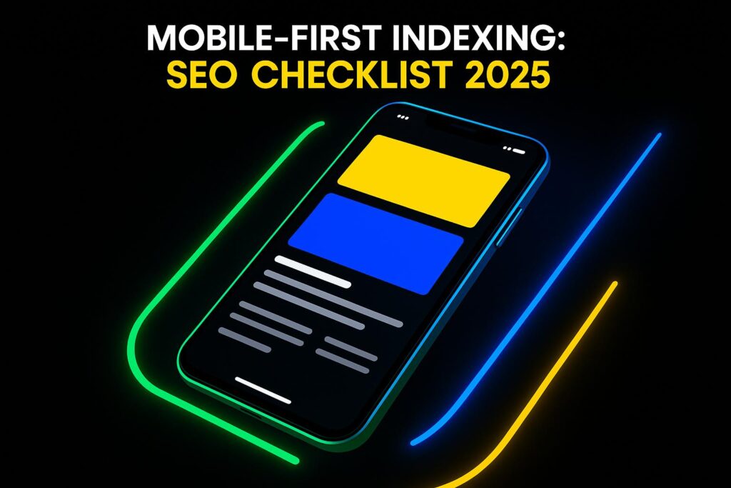 Mobile-First Indexing: SEO Checklist 2025